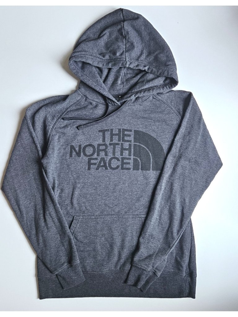 Tnf North Face Gray Logo Hoodie Sweatshirt Women's S Small
